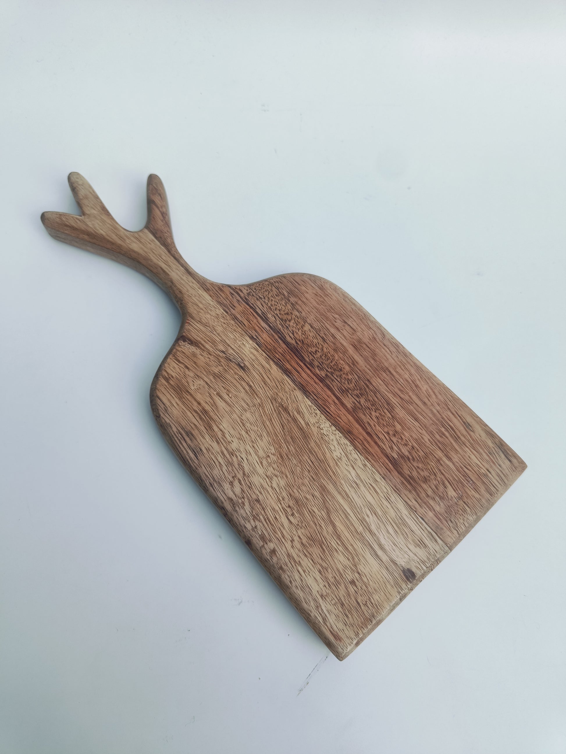Wooden Antler Handle Serving & Chopping Board