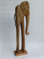Wooden Elephant Sculpture