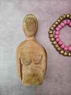 Minimalist Wooden Couple Figurine Set