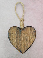 Wooden Heart Hanging