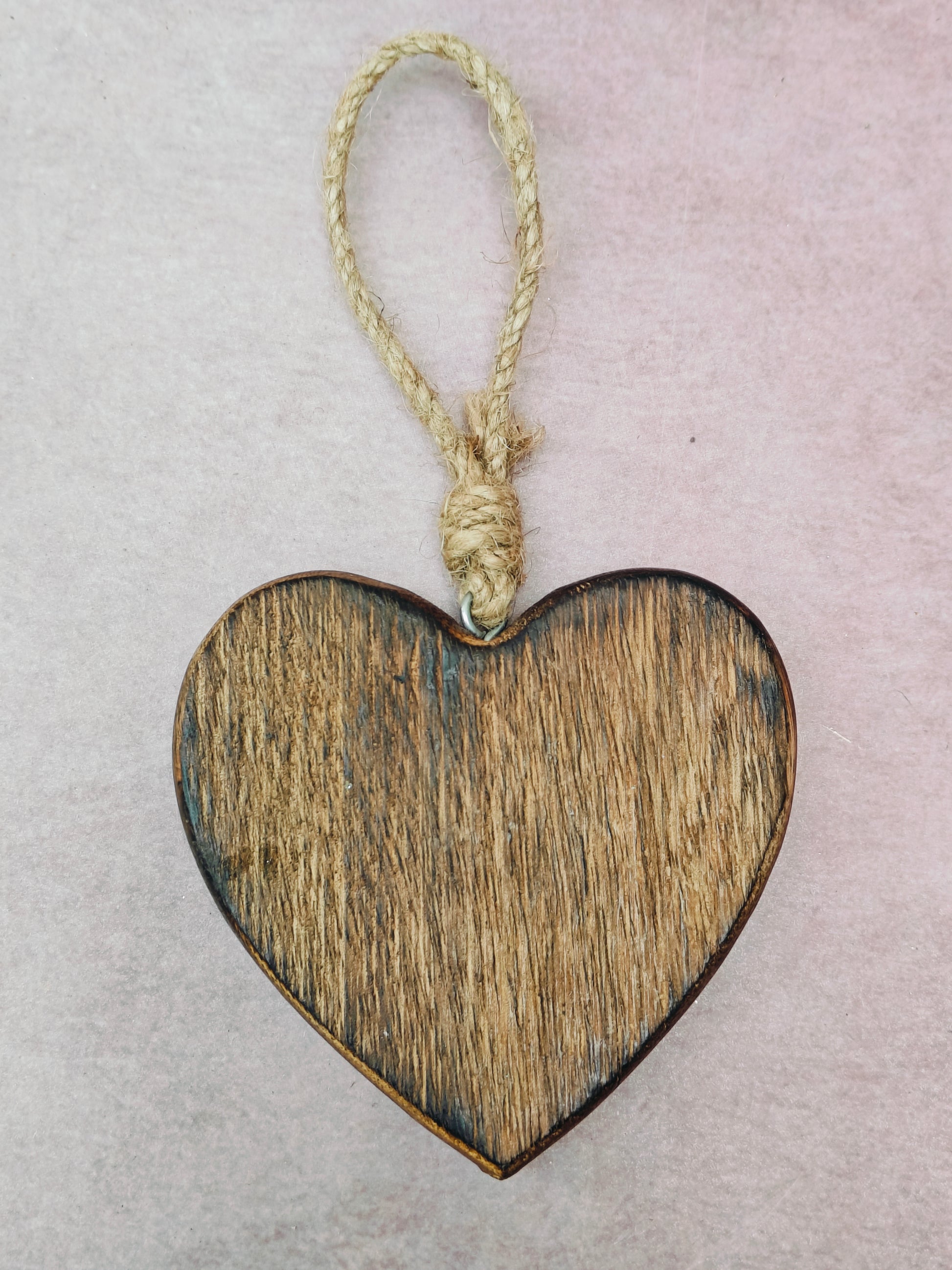 Wooden Heart Hanging – Handcrafted Charm for Every Space
