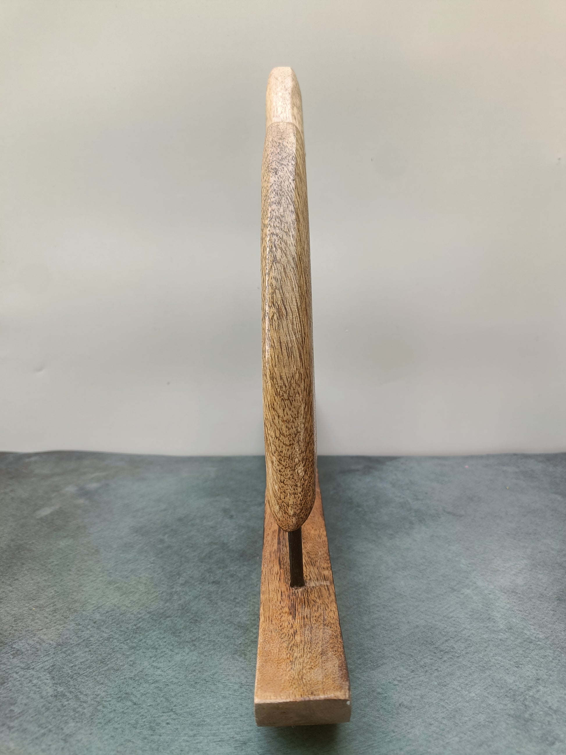 Handcrafted Wooden Sailboat Figurine – Nautical Decor