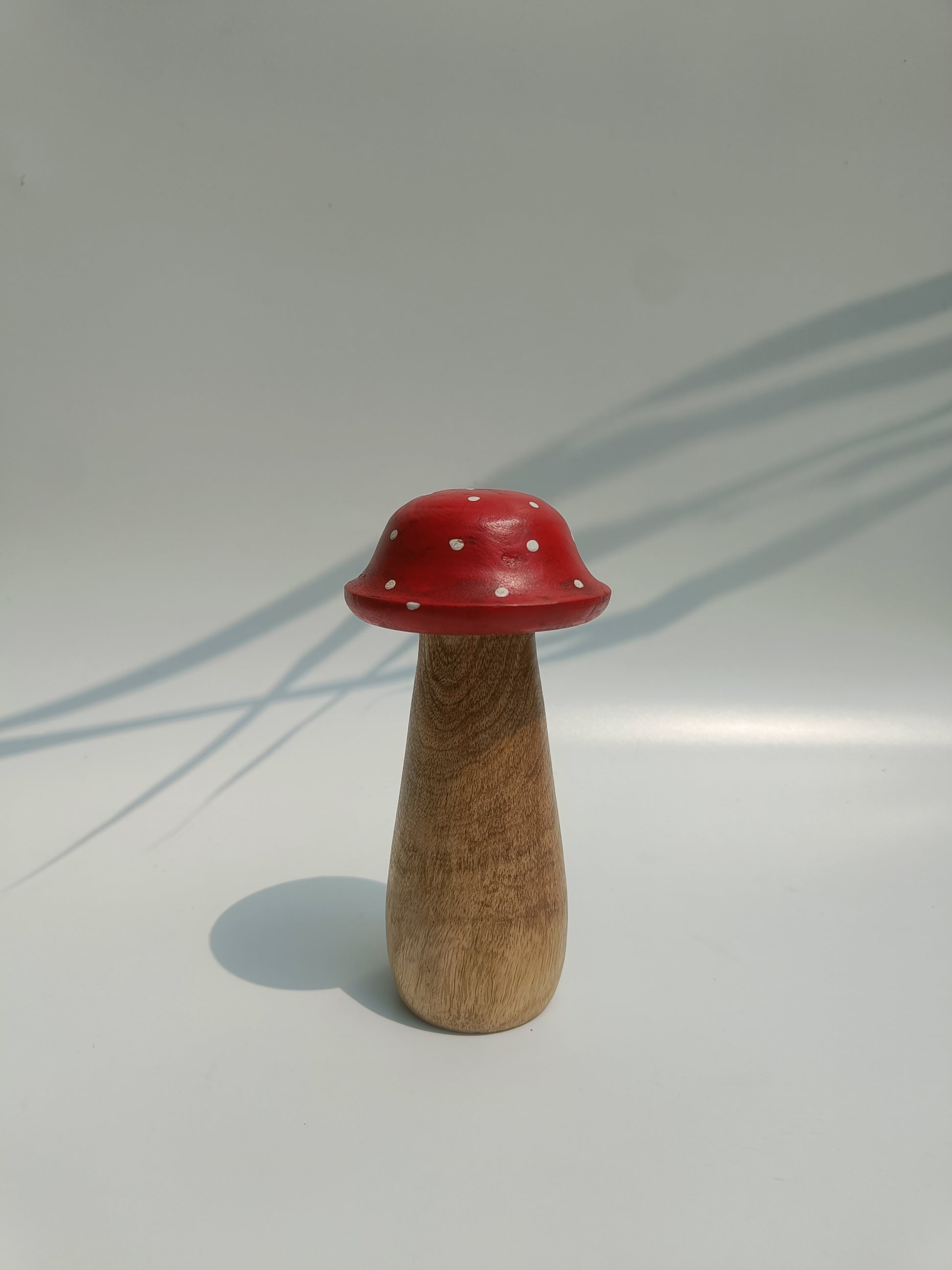 Wooden Toadstool Decor Set – Handcrafted Mushroom Pair (Set of 2)