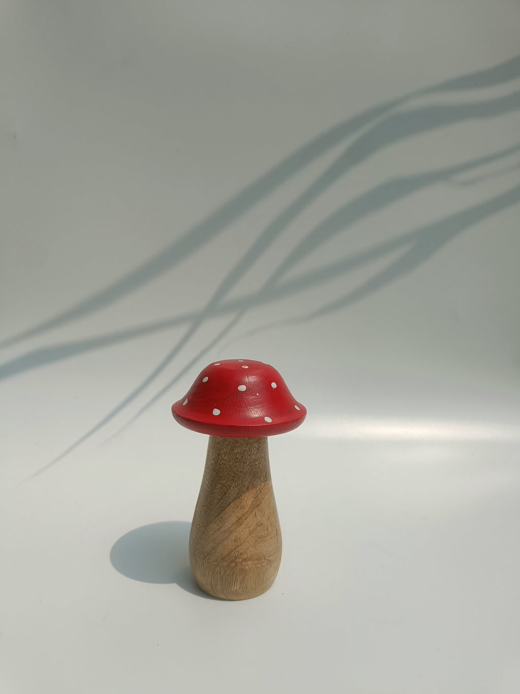 Wooden Toadstool Decor Set – Handcrafted Mushroom Pair (Set of 2)