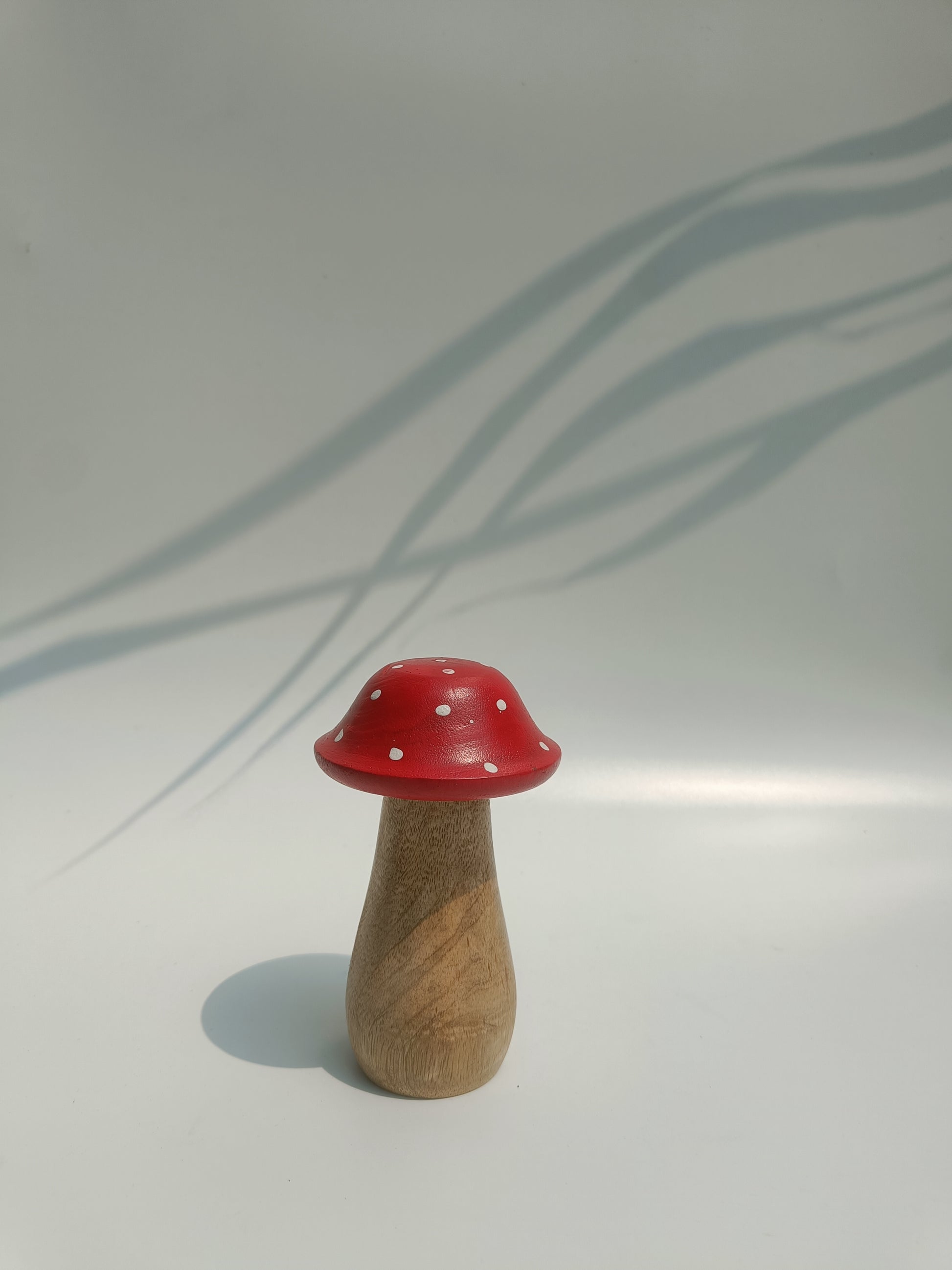 Wooden Toadstool Decor Set – Handcrafted Mushroom Pair (Set of 2)