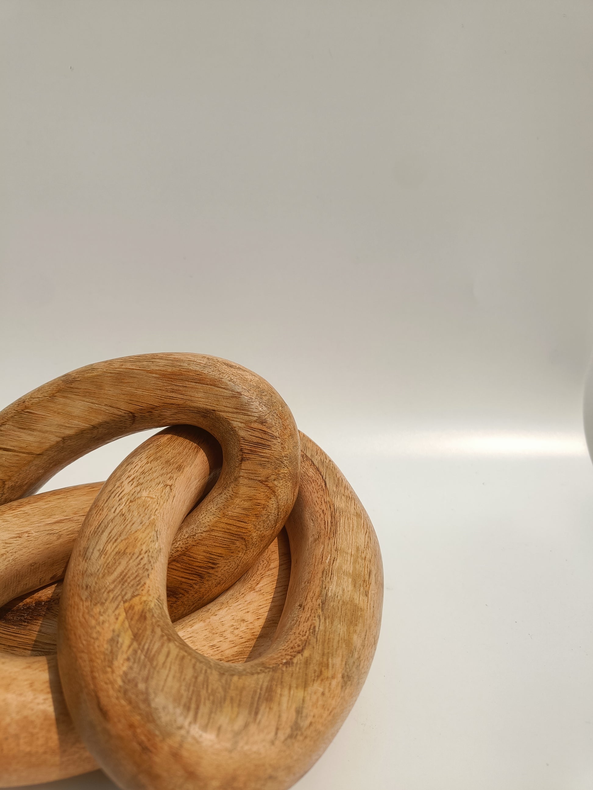 Interlinked Wooden Sculptural Knot