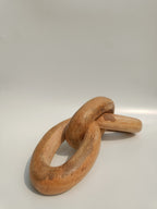 Interlinked Wooden Sculptural Knot