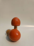 Sunset Cap Wooden Mushroom