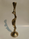 Sculpted Glow Antique Gold Candle Holder