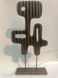 Shadow Totem Handcrafted Wooden Sculpture