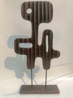 Shadow Totem Handcrafted Wooden Sculpture