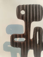 Shadow Totem Handcrafted Wooden Sculpture