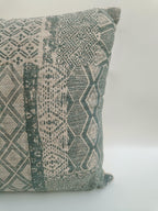 Boho Woven Geometric Cushion