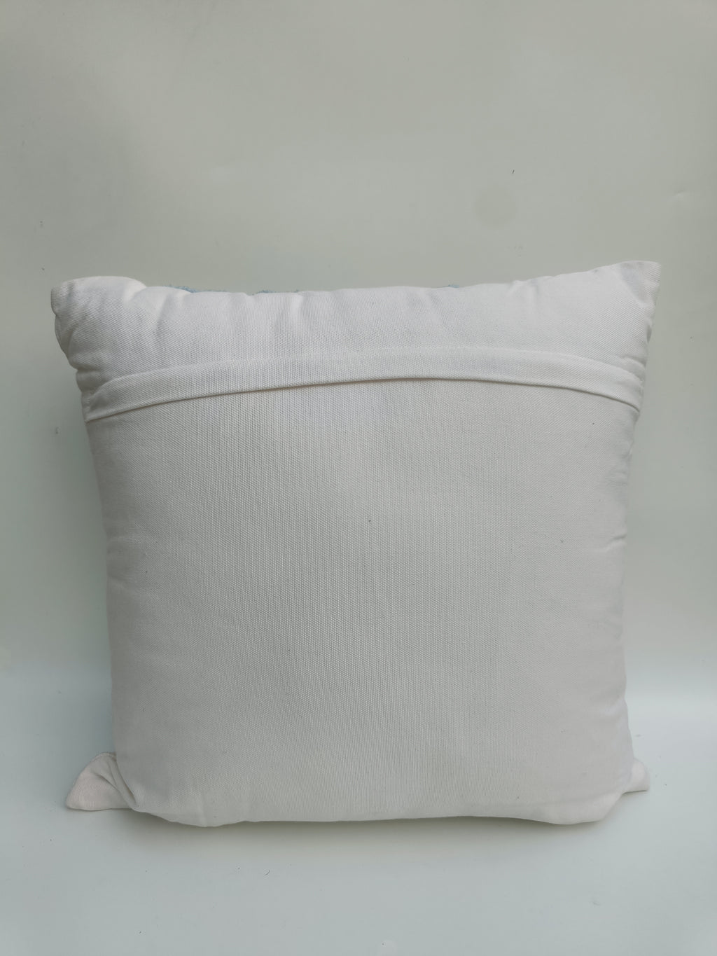 Floral Beige & Grey Square Cushion