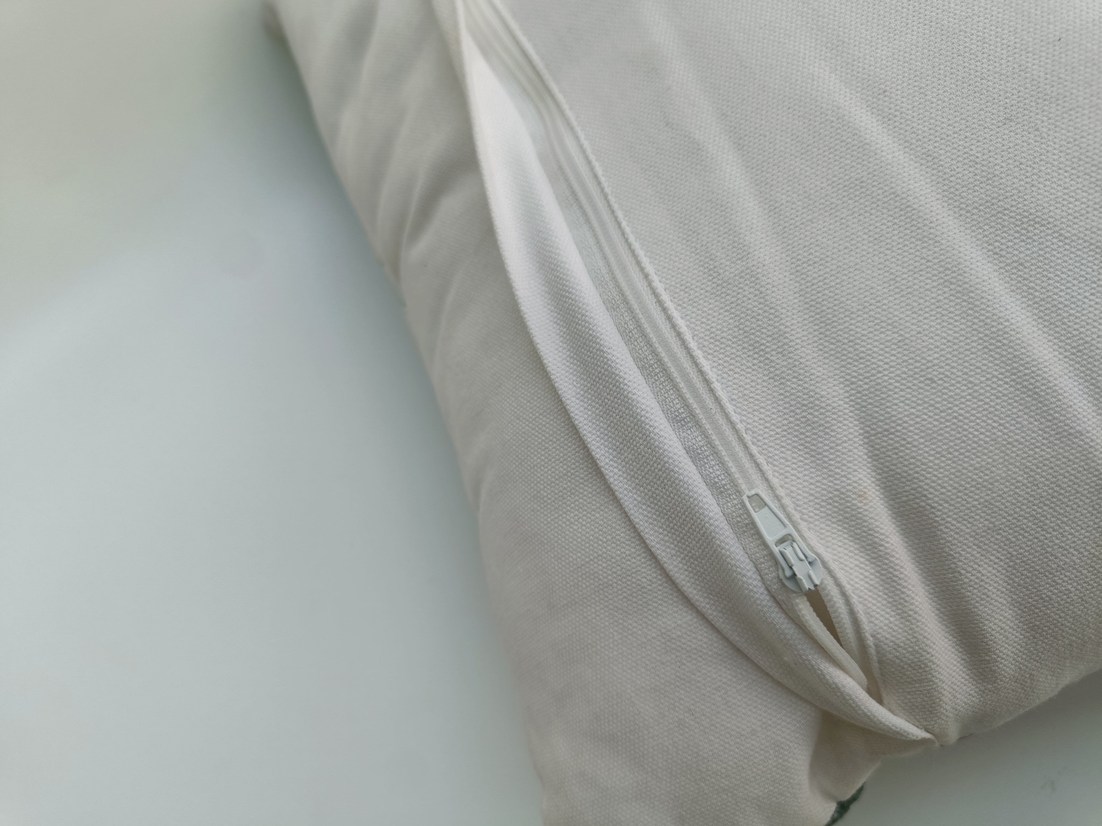 Classic Beige Embroidered Cushion – Elegant Moroccan-Inspired Design