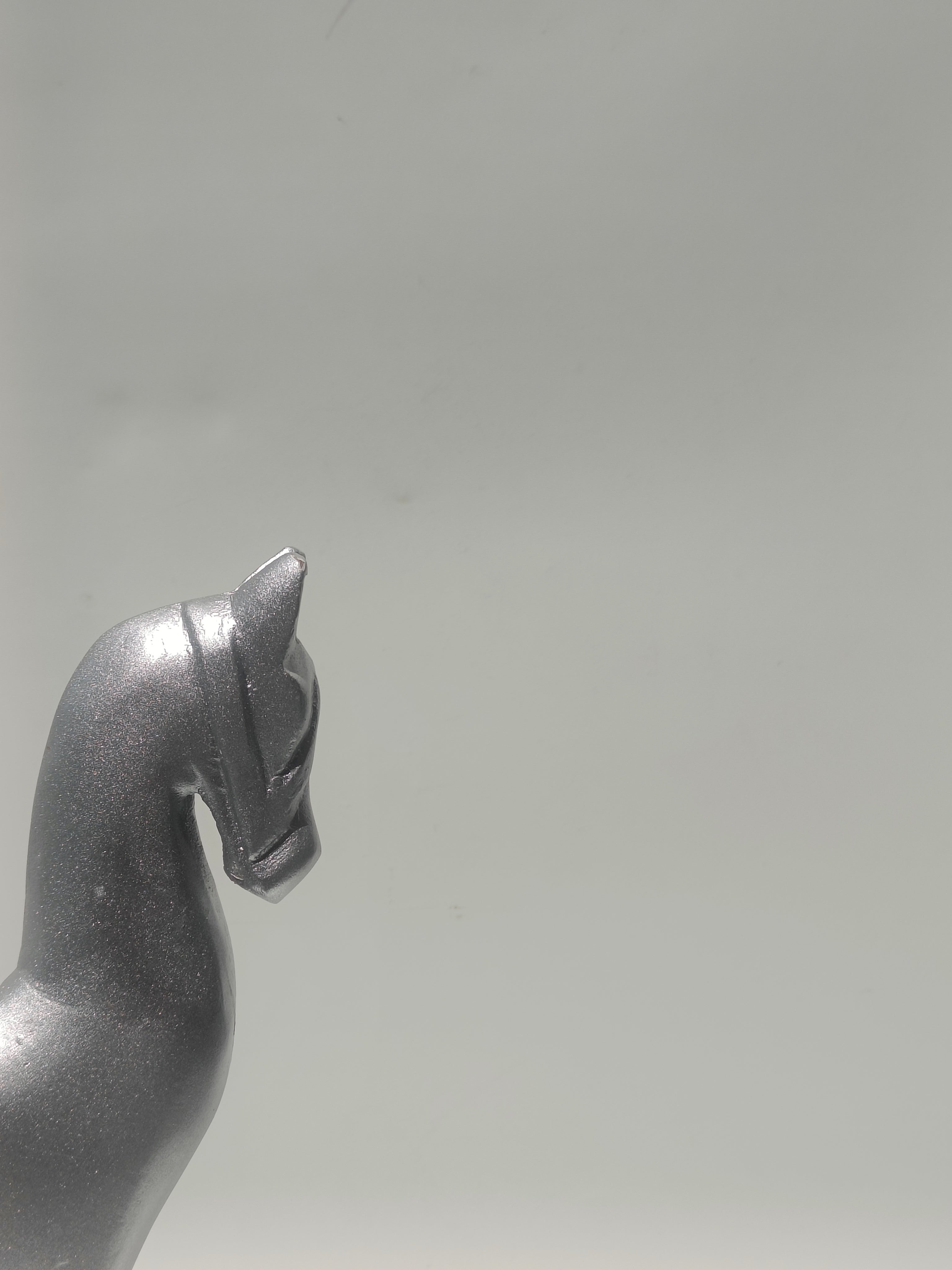 Contemporary Silver Horse Figurine