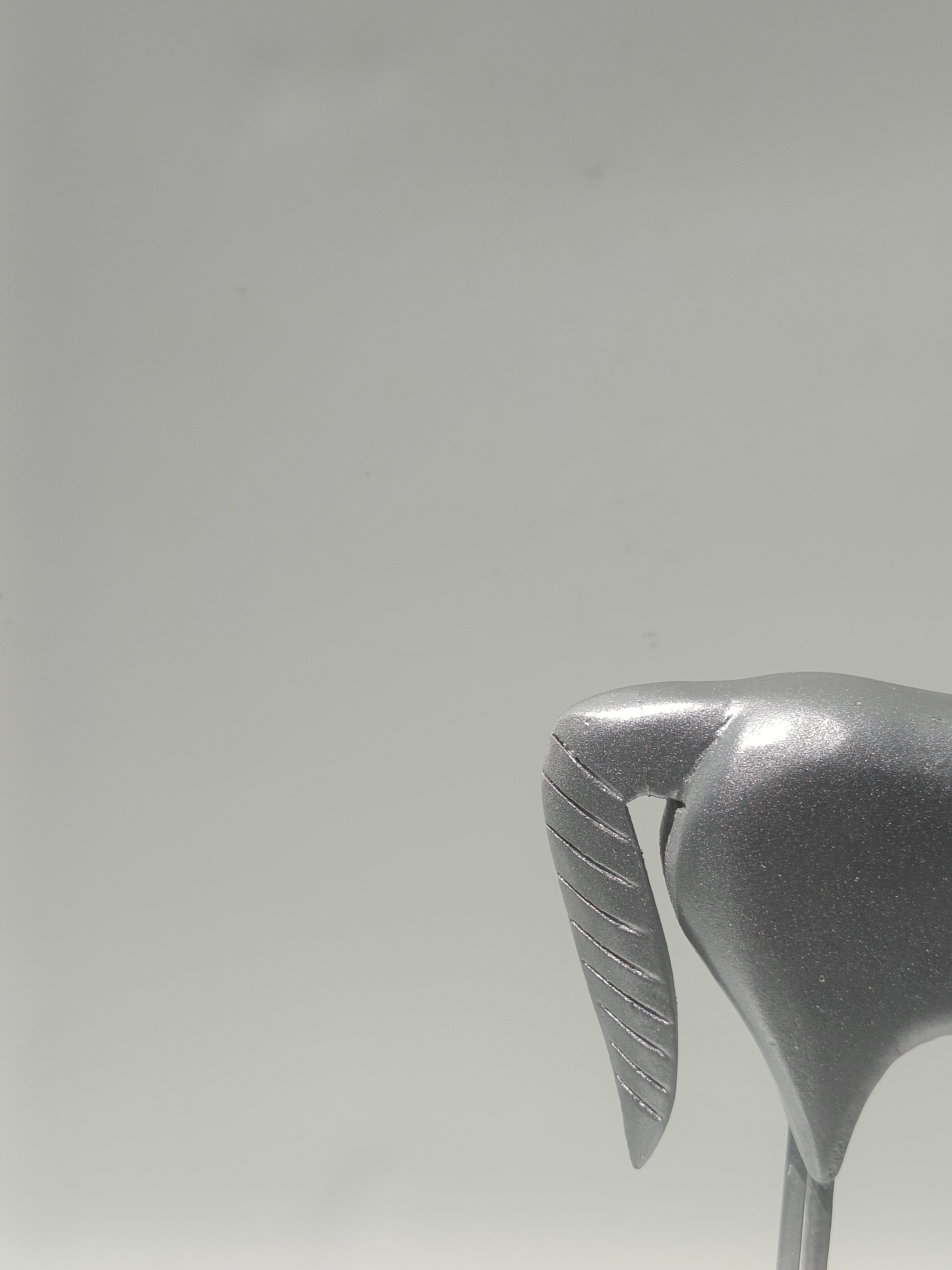 Contemporary Silver Horse Figurine