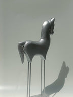 Contemporary Silver Horse Figurine