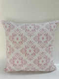 Blush Damask Print Cushion