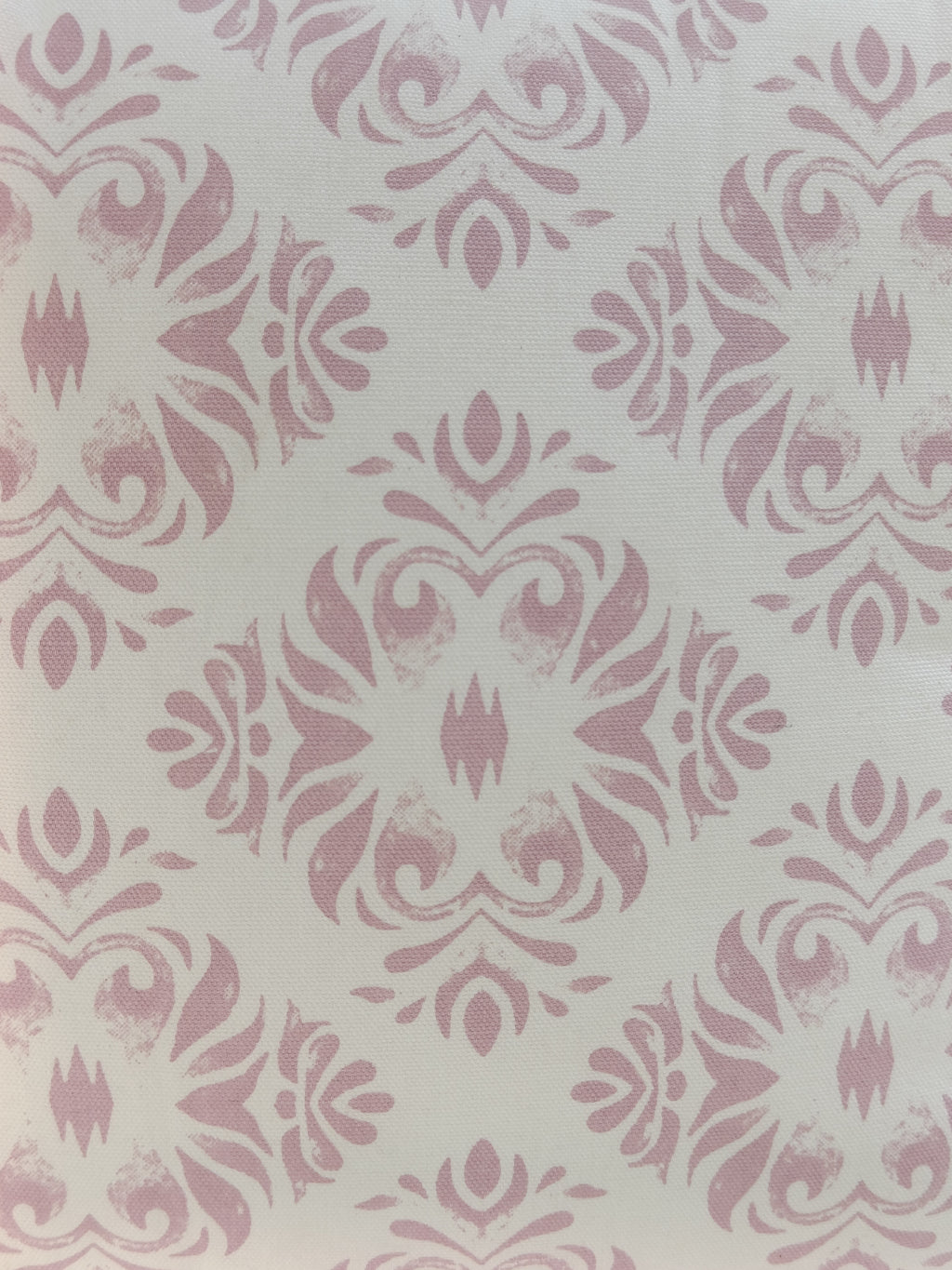 Blush Damask Print Cushion – 40 cm | Elegant Soft Cotton Throw Pillow