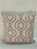Classic Beige Embroidered Cushion