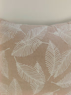Beige Fern Leaf Cushion