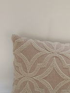 Elegant Beige Geometric Cushion