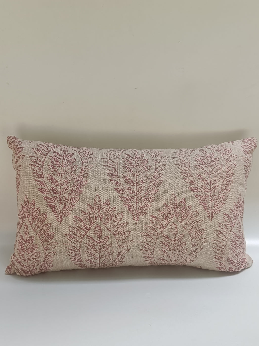 Botanical Block Print Cushion – Handcrafted Elegance