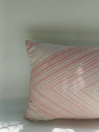 Blush Diamond Weave Cushion