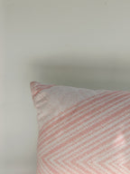 Blush Diamond Weave Cushion