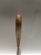 Wooden Heart Sculpture on Stand