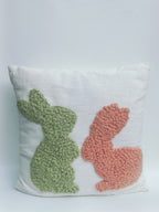 Bunny Duo Tufted Cushion