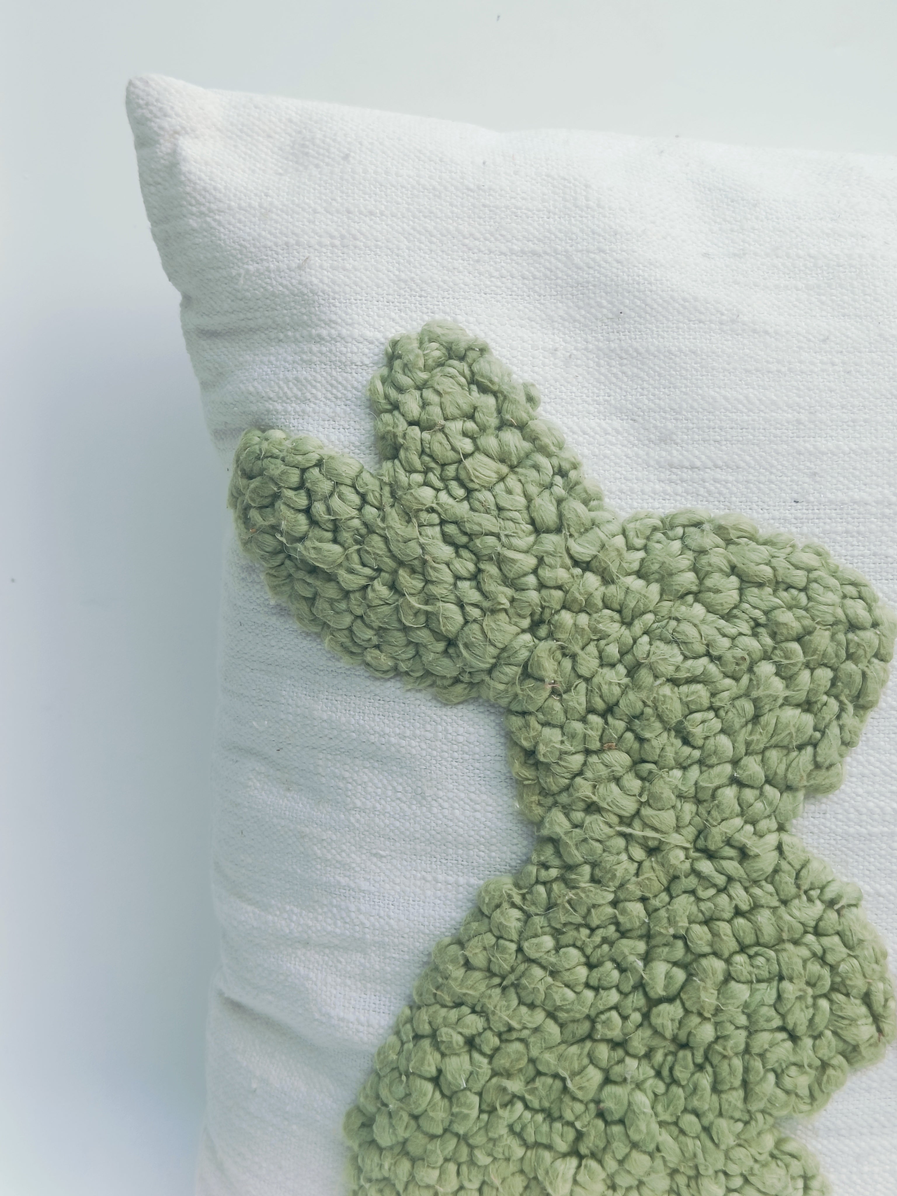 Bunny Duo Tufted Cushion