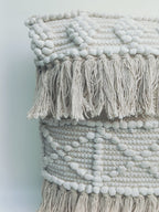Boho Textured Cushion with Tassels