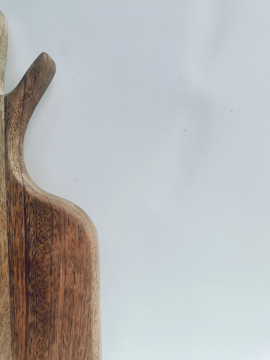 Wooden Antler Handle Serving & Chopping Board