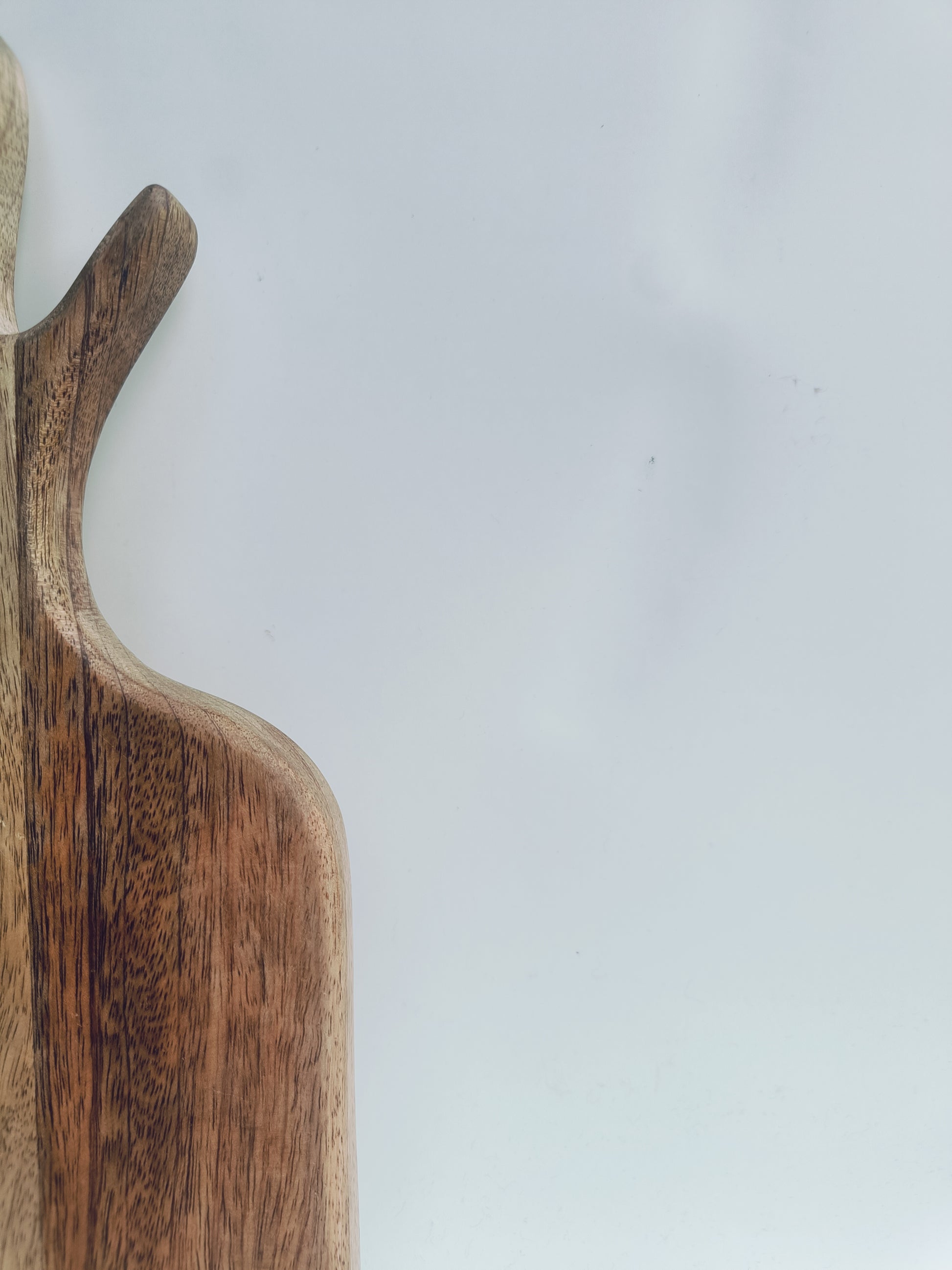 Wooden Antler Handle Serving & Chopping Board