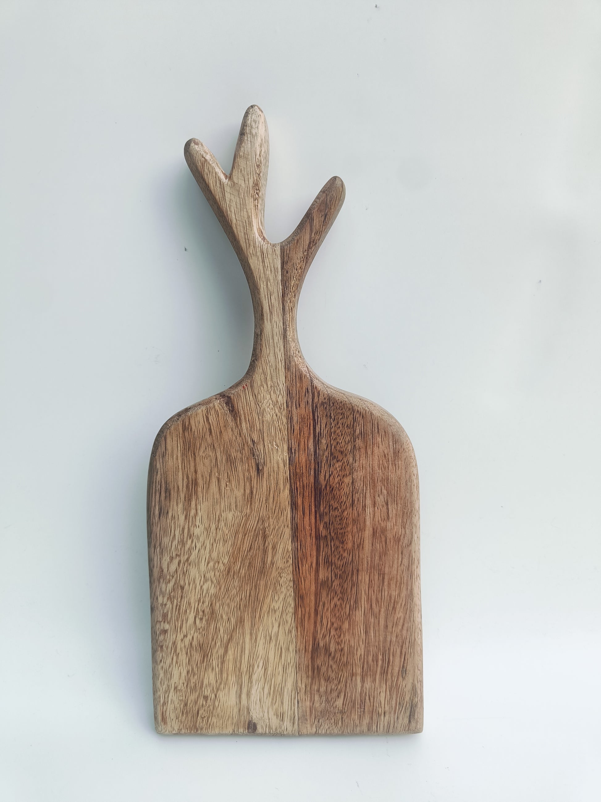 Wooden Antler Handle Serving & Chopping Board