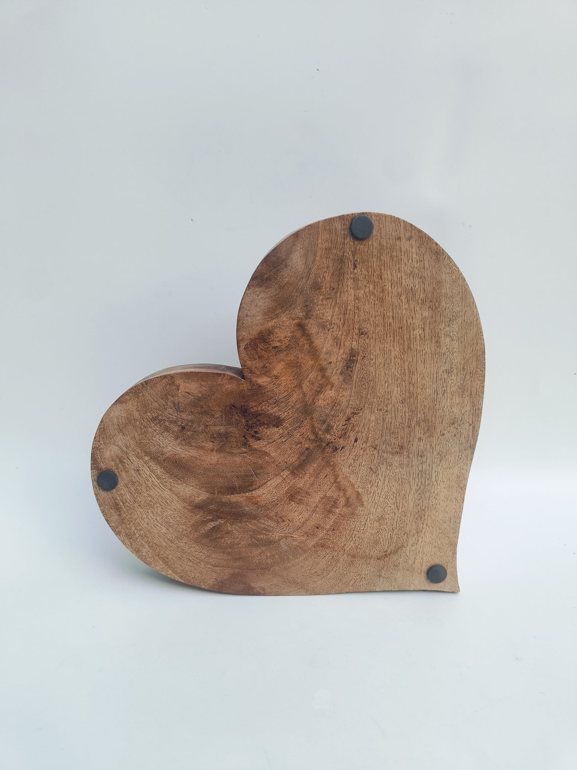Heart-Shaped Wooden Chopping Board & Serving Platter