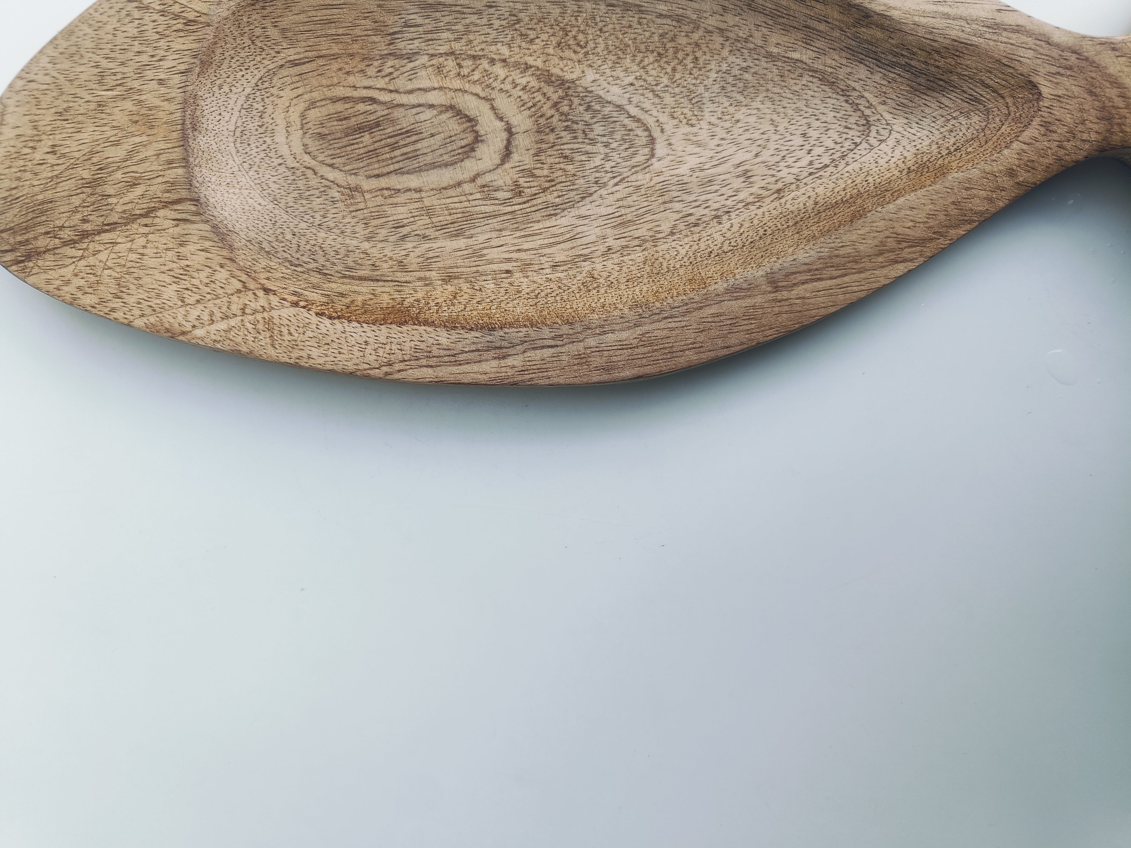 Fish-Shaped Wooden Serving Platter