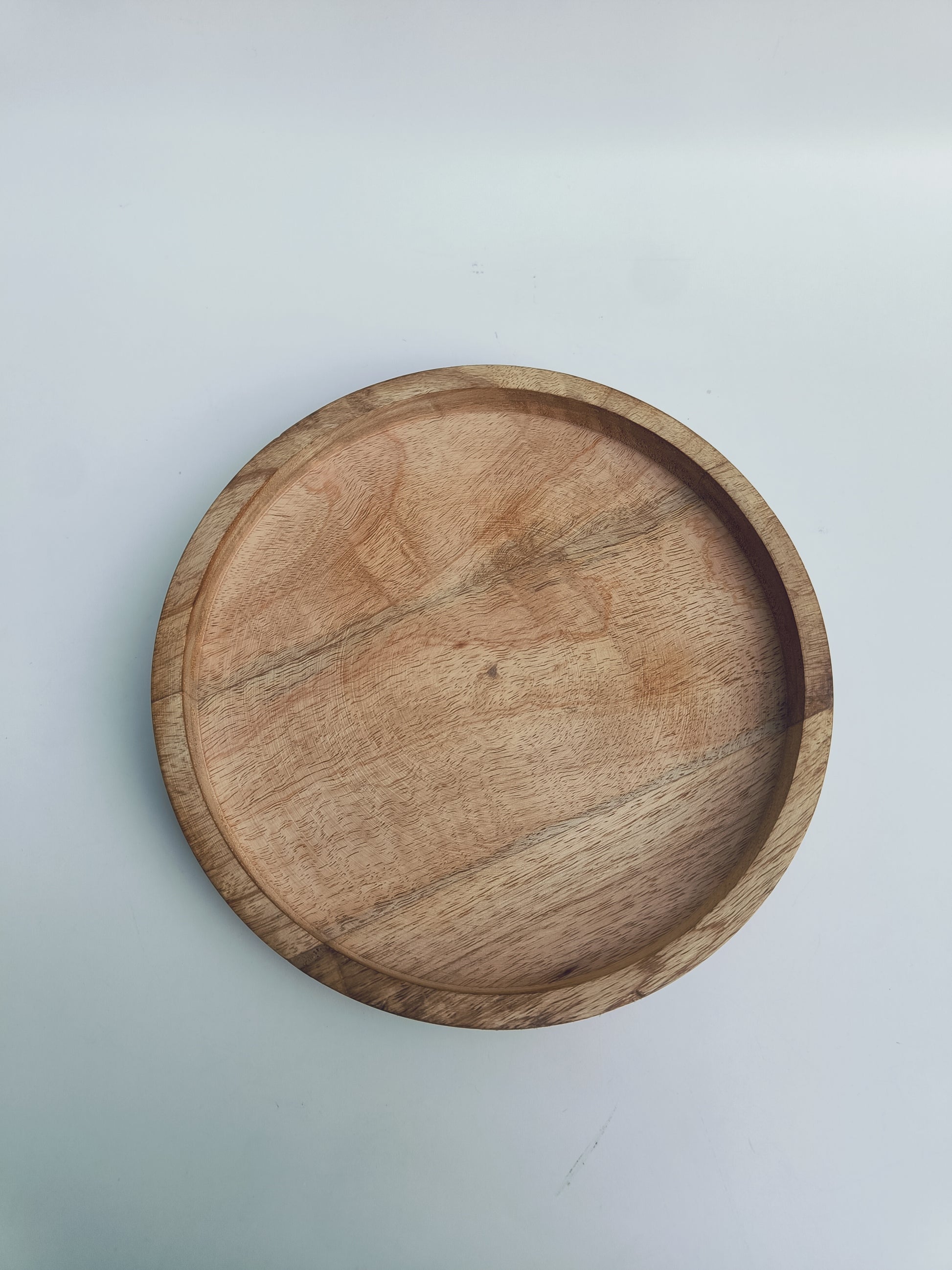 Round Wooden Platter