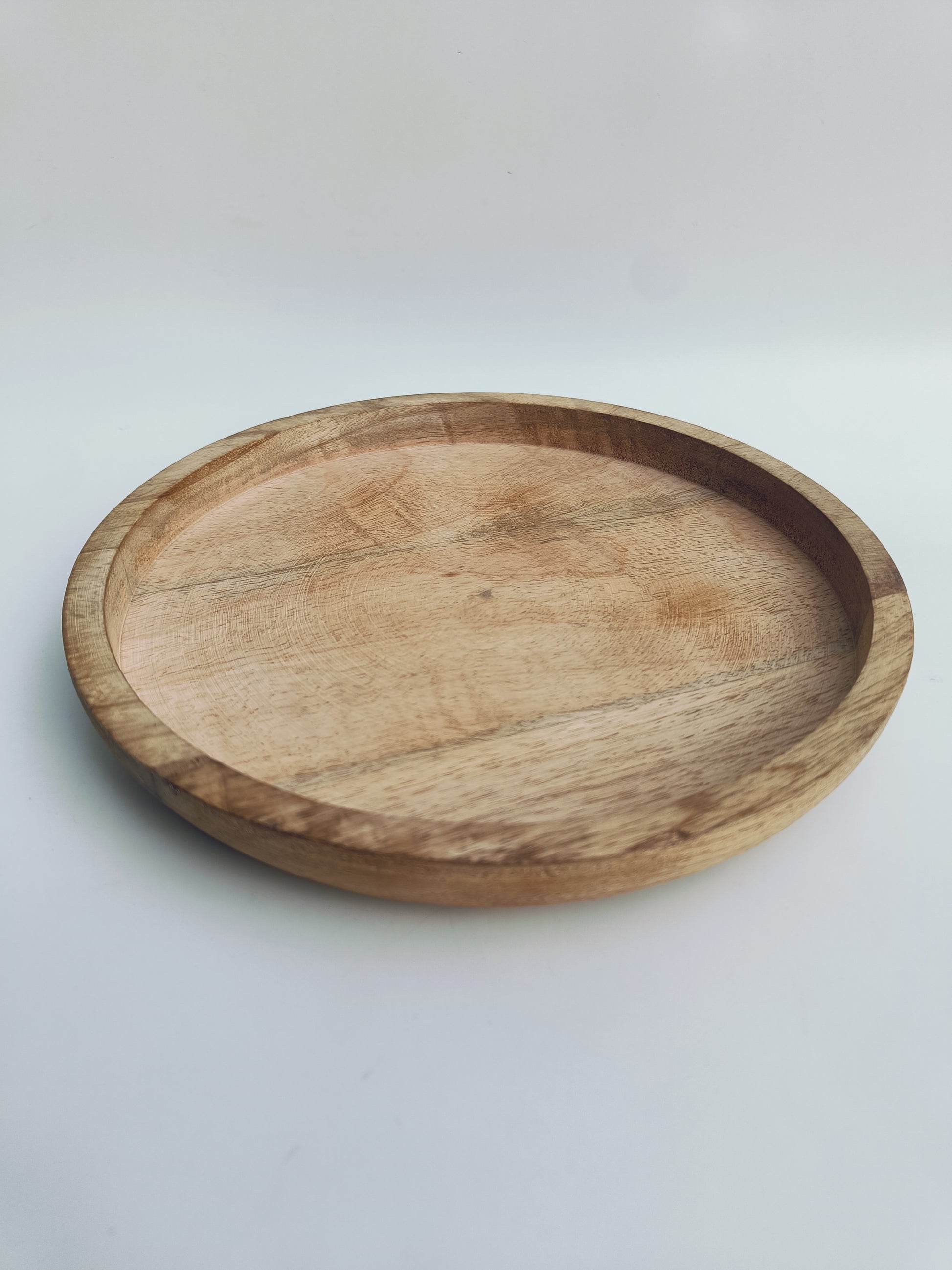 Round Wooden Platter