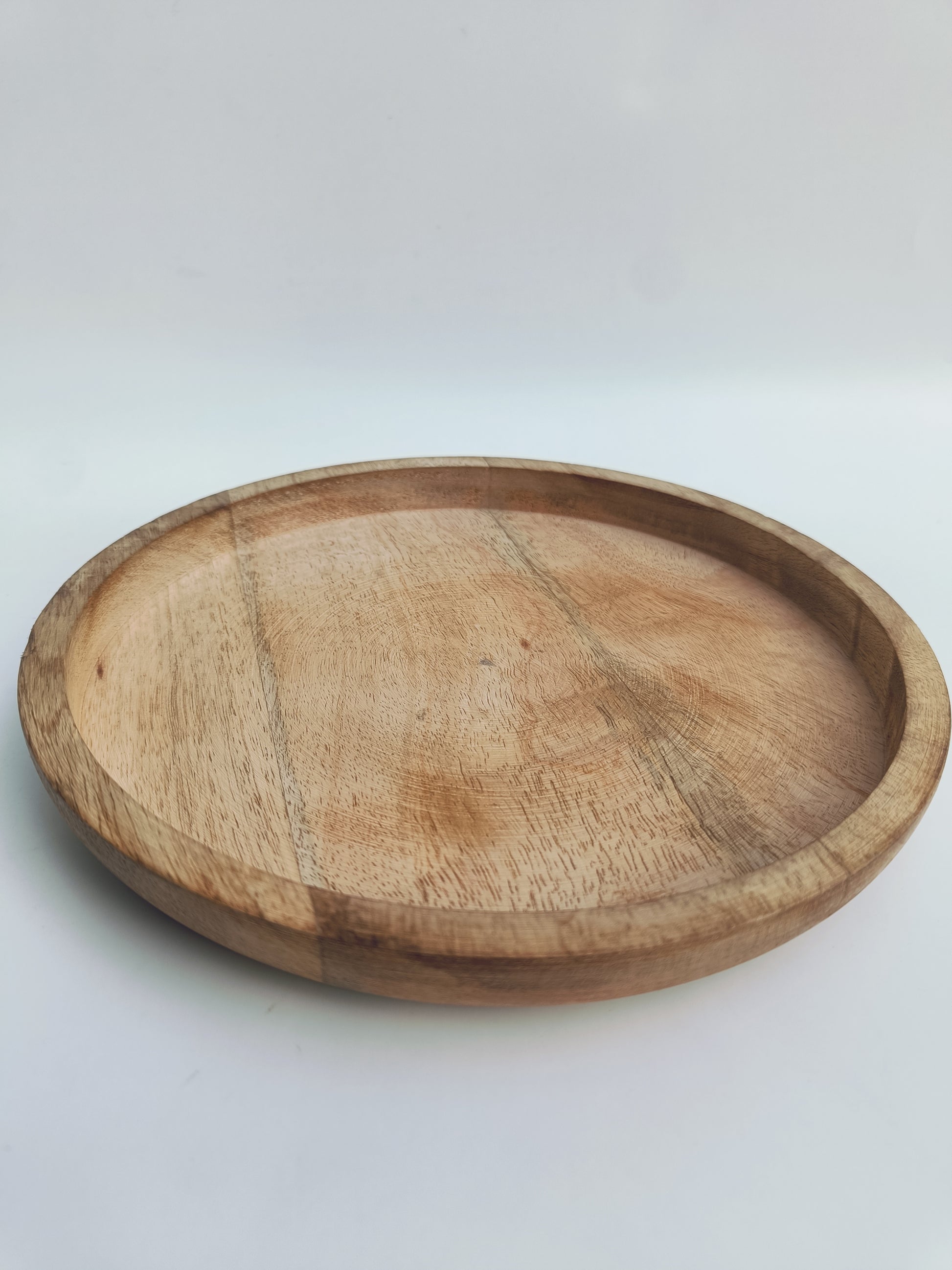 Round Wooden Platter