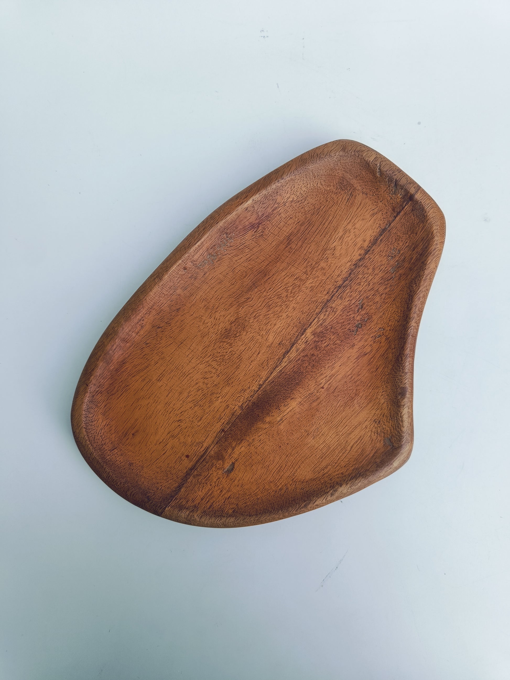 Asymmetric Wooden Platter