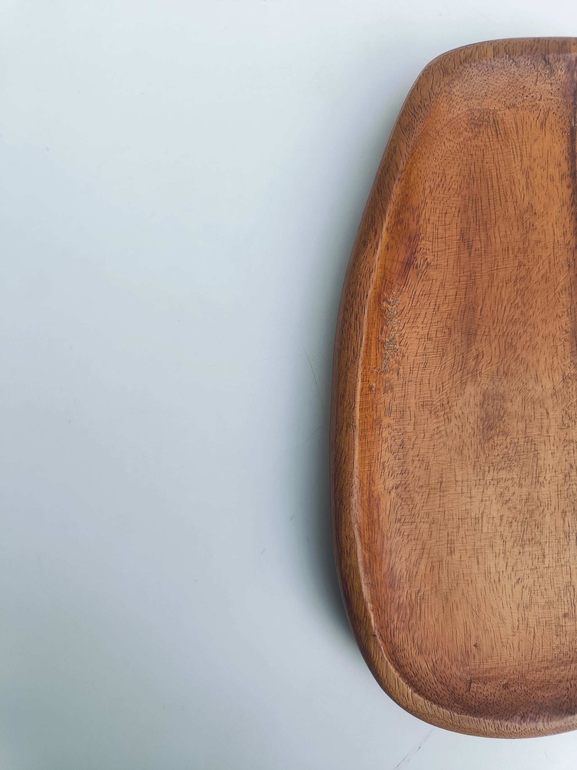 Asymmetric Wooden Platter