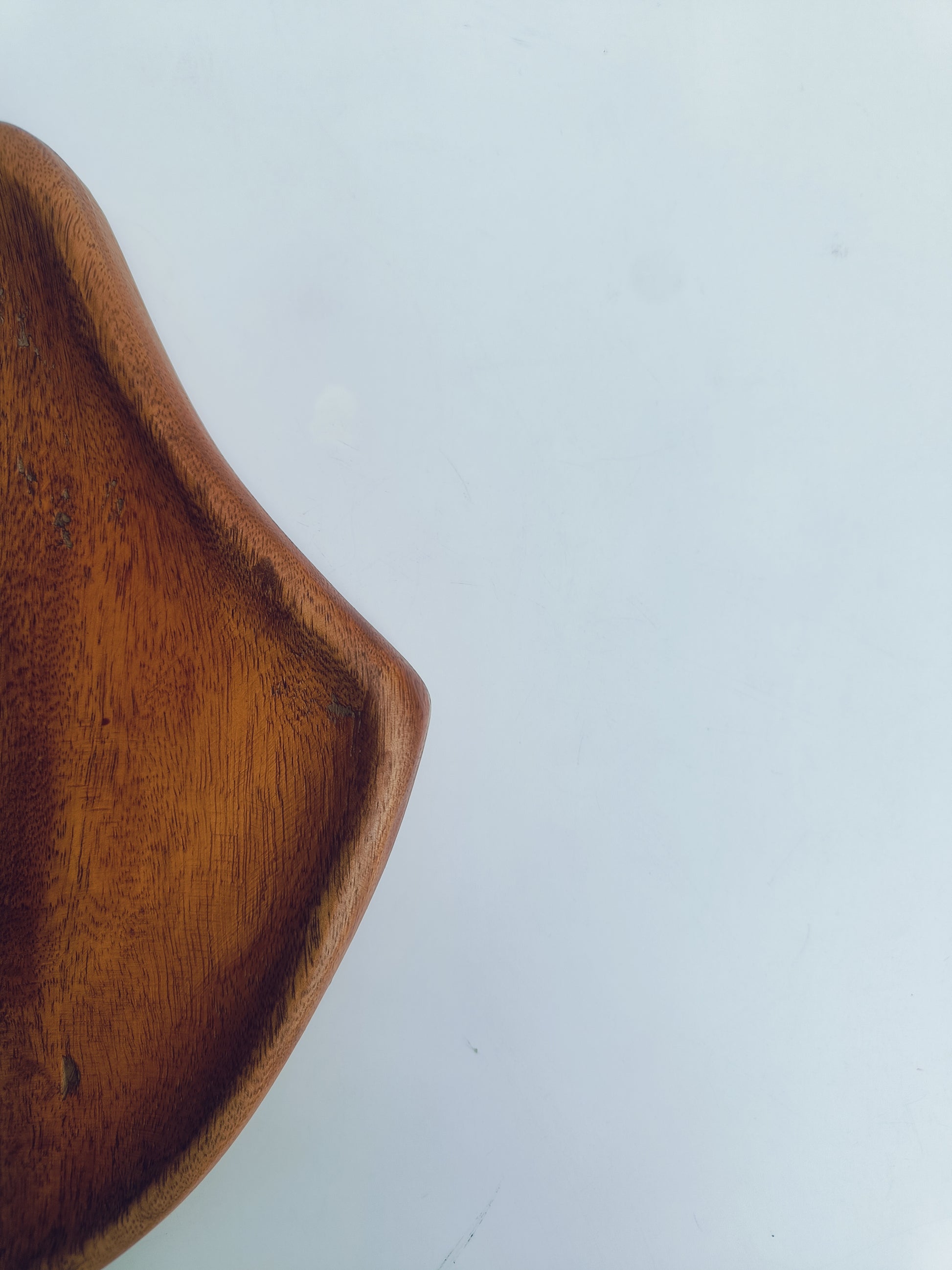 Asymmetric Wooden Platter