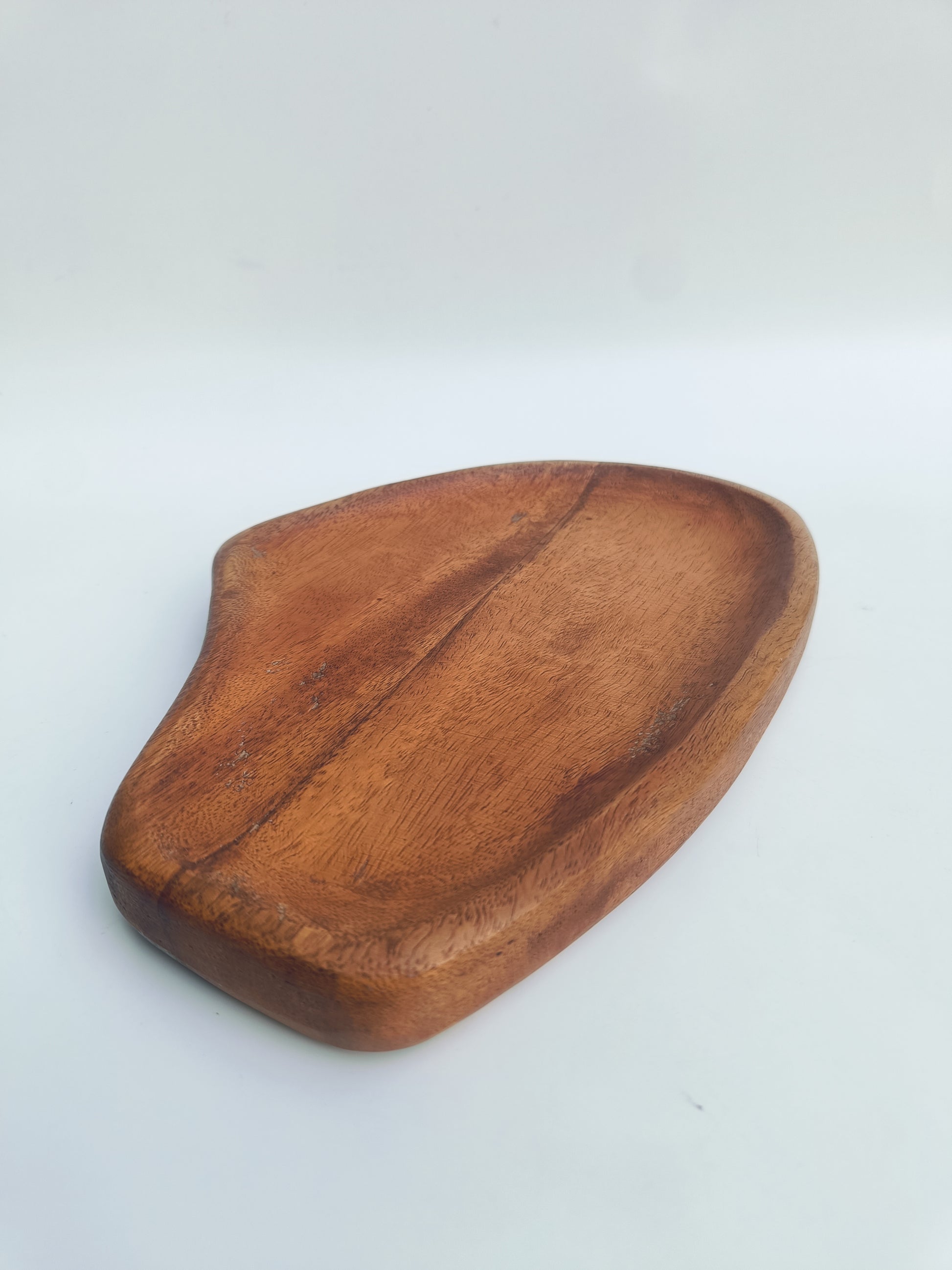 Asymmetric Wooden Platter