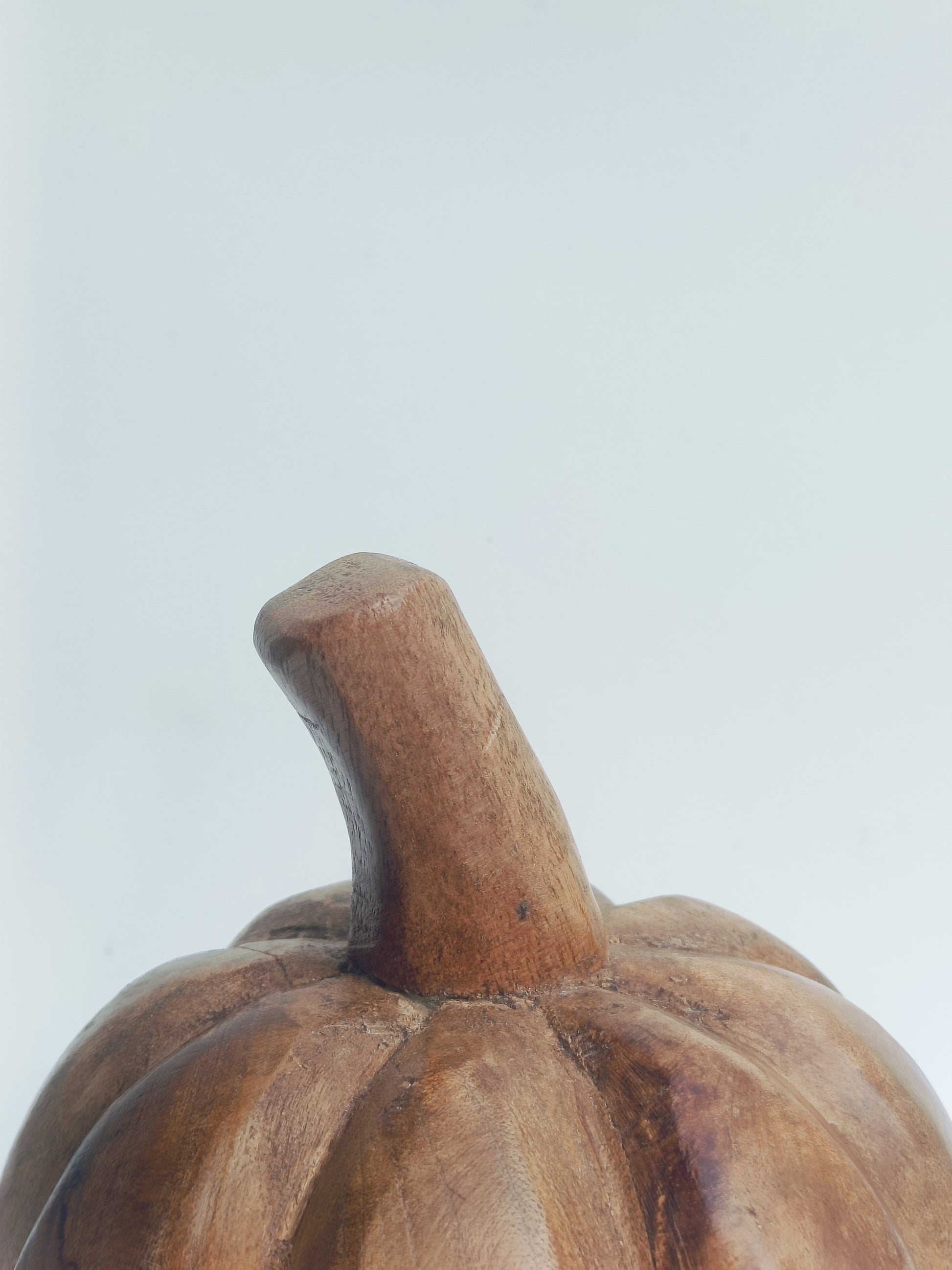 Handcrafted Wooden Pumpkin Décor