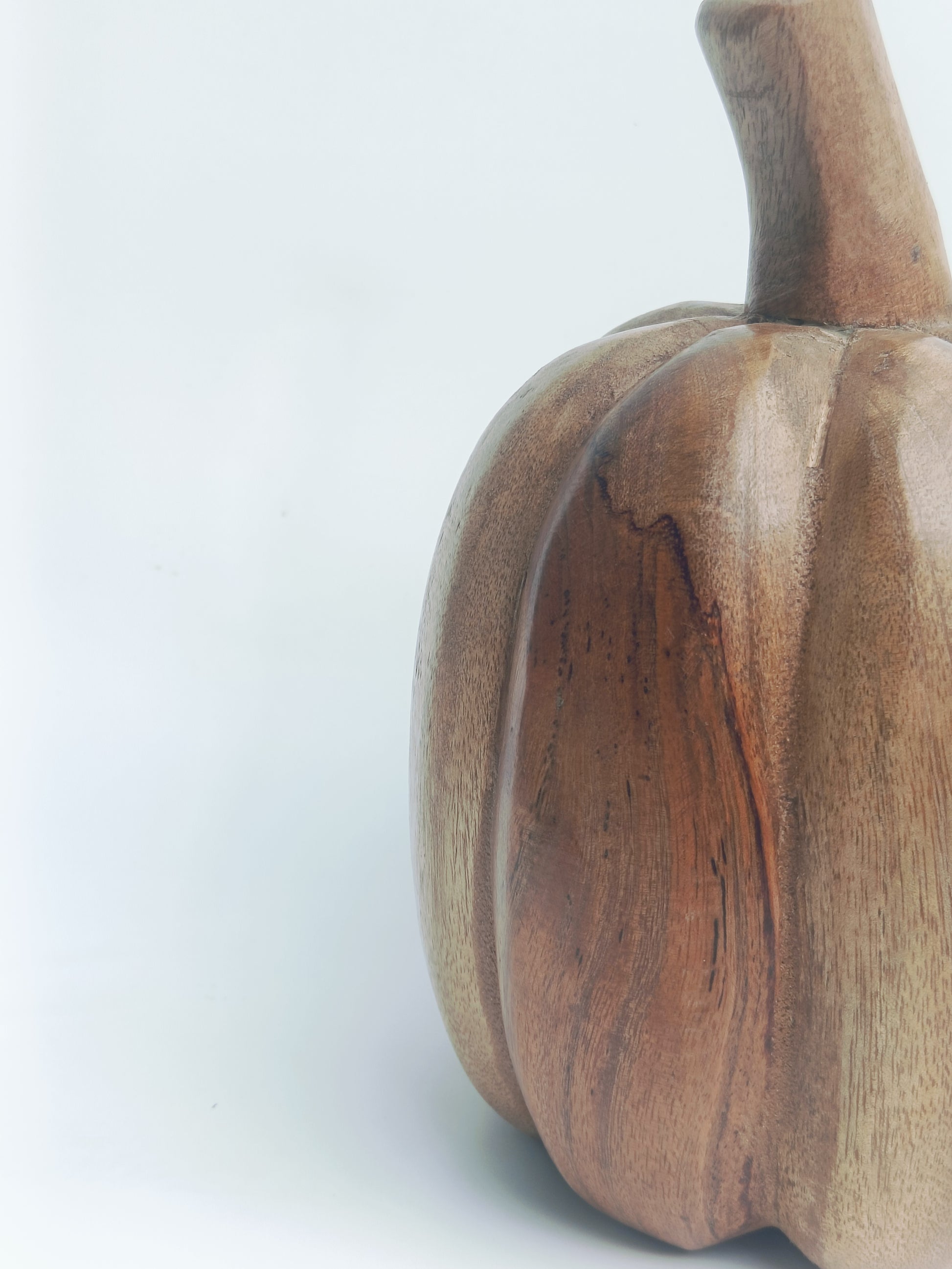 Handcrafted Wooden Pumpkin Décor