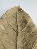 Gold Leaf Metal Tray
