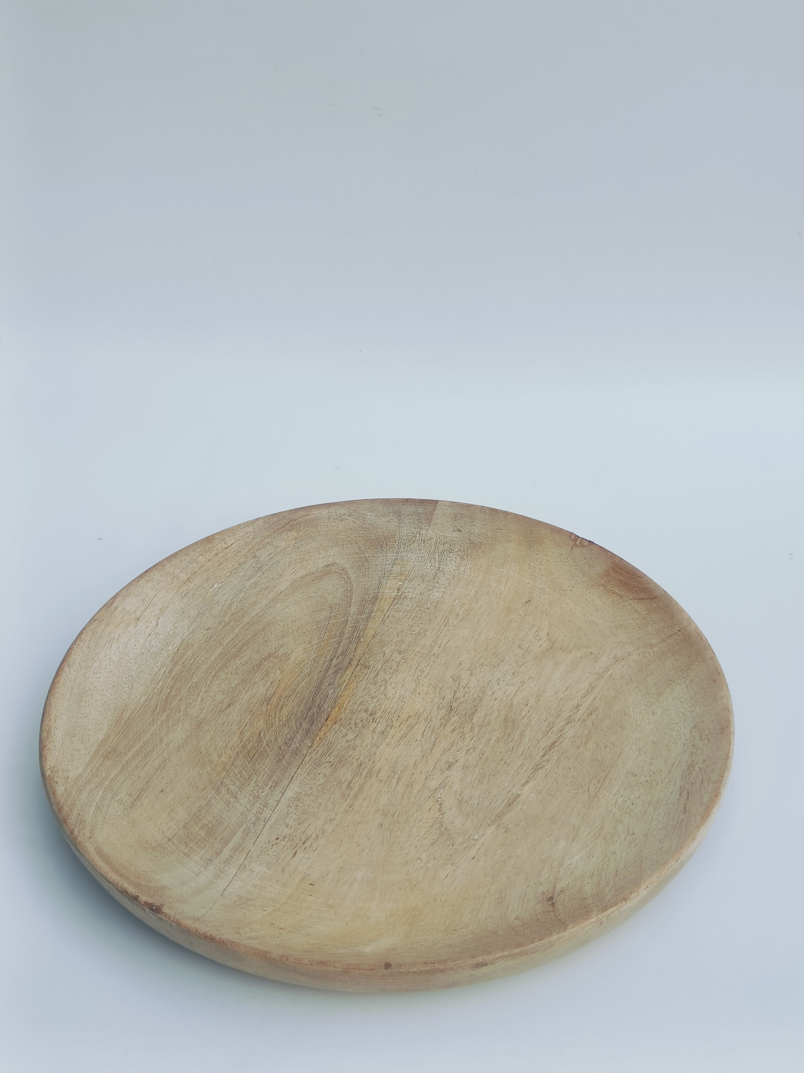 Classic Round Wooden Serving Platter